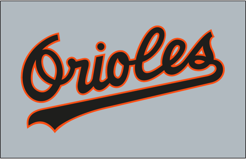 Baltimore Orioles 1989-1994 Jersey Logo iron on transfers for fabric version 2